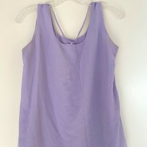 Sleveless Lavender Top